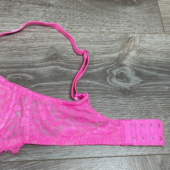 Victoria’s Secret Dream Angels Push Up Without Padding Pink Underwire Bra 34D - Picture 5 of 16